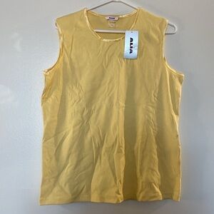 Alia Missy  Buttercup Sleeveless Blouse (Size Large) NWT